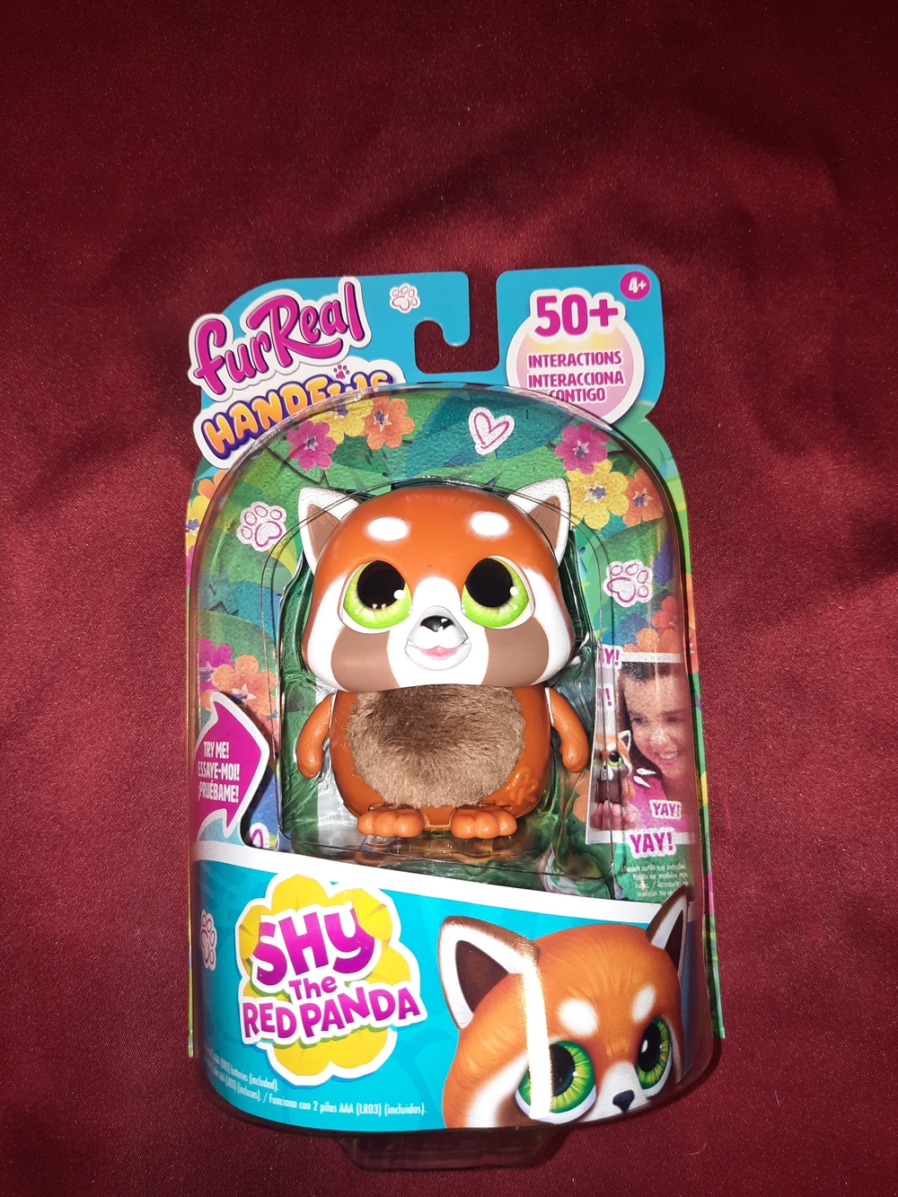 FurReal Handfuls Shy the Red Panda 50+ Interactions Toy